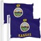 G128 2 Pack: Kansas KS State Flag | 3x5 Ft | Printed 300D Polyester - Indoor/Outdoor, Vibrant Colors, Brass Grommets, Quality Polyester, Much Thicker More Durable Than 100D 75D Polyester